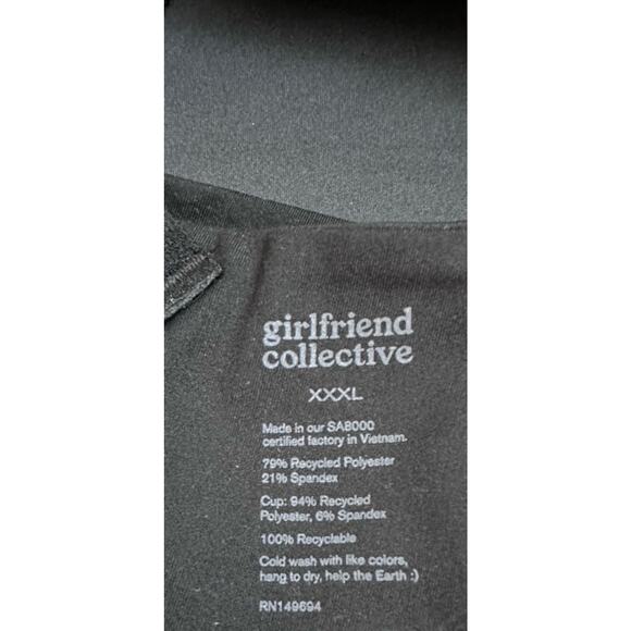 Girlfriend Collective|Sports‎ Bra|Racerback|Black|SZ XXXL - Picture 5 of 5